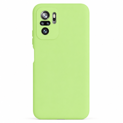 Funda de Silicona con Protección de Cámara – Antigolpes y Tacto Suave para Xiaomi Redmi Note 10 5G - Verde