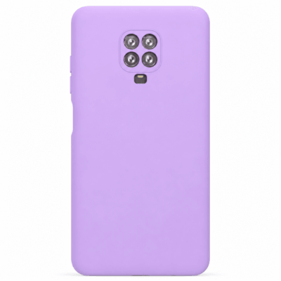 Funda de Silicona con Protección de Cámara – Antigolpes y Tacto Suave para Xiaomi Redmi Note 9 Pro - Morado