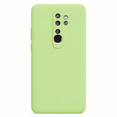 Funda de Silicona con Protección de Cámara – Antigolpes y Tacto Suave para Xiaomi Redmi Note 8 Pro - Verde