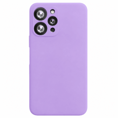 Funda de Silicona con Protección de Cámara – Antigolpes y Tacto Suave para Xiaomi Redmi 12 - Morado