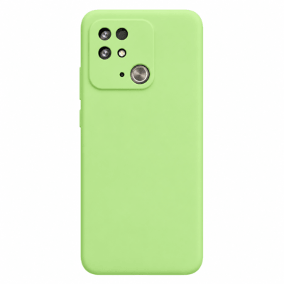 Funda de Silicona con Protección de Cámara – Antigolpes y Tacto Suave para Xiaomi Redmi 10C - Verde