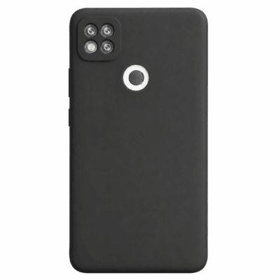 Funda de Silicona con Protección de Cámara – Antigolpes y Tacto Suave para Xiaomi Redmi 9C - Negro
