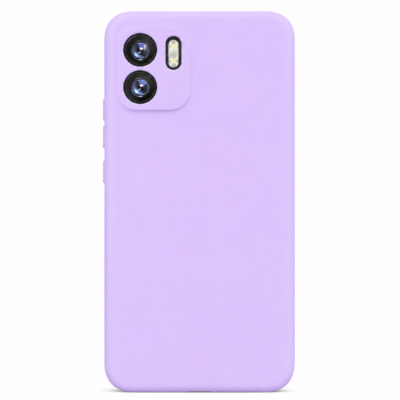 Funda de Silicona con Protección de Cámara – Antigolpes y Tacto Suave para Xiaomi Redmi A1 - Morado