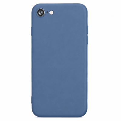 Funda de Silicona con Protección de Cámara – Antigolpes y Tacto Suave para IPHONE 7 - Azul