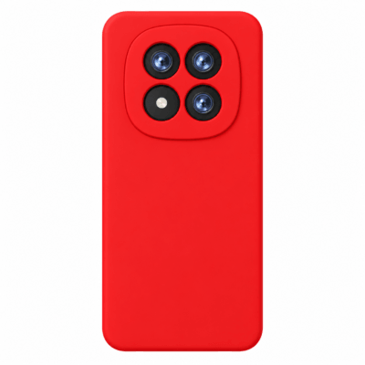 Funda de Silicona con Protección de Cámara – Antigolpes y Tacto Suave para Xiaomi Redmi Note 15 Pro 4G - Rojo
