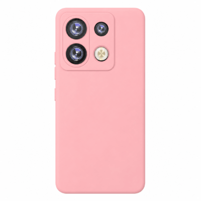 Funda de Silicona con Protección de Cámara – Antigolpes y Tacto Suave para Xiaomi Redmi Note 13 Pro 5G - Rosa