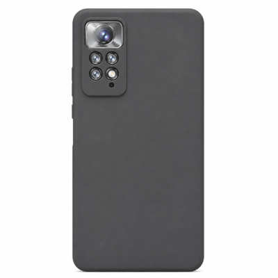 Funda de Silicona con Protección de Cámara – Antigolpes y Tacto Suave para Xiaomi Redmi Note 11 - Negro