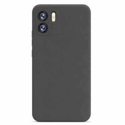 Funda de Silicona con Protección de Cámara – Antigolpes y Tacto Suave para Xiaomi Redmi A1 - Negro