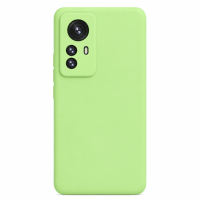 Funda de Silicona con Protección de Cámara – Antigolpes y Tacto Suave para Xiaomi Mi 12 Lite - Verde