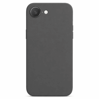 Funda de Silicona con Protección de Cámara – Antigolpes y Tacto Suave para IPHONE 17e - Negro