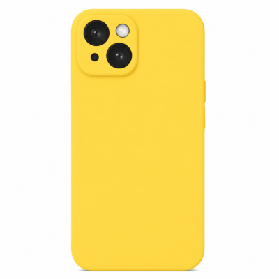 Funda de Silicona con Protección de Cámara – Antigolpes y Tacto Suave para IPHONE 13 Mini - Amarillo