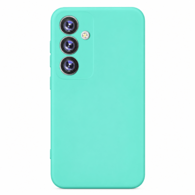 Funda de Silicona con Protección de Cámara – Antigolpes y Tacto Suave para Samsung Galaxy A55 - Turquesa