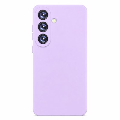 Funda de Silicona con Protección de Cámara – Antigolpes y Tacto Suave para Samsung Galaxy S25 - Morado