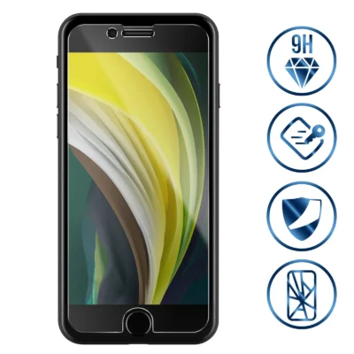 Cristal Templado Full Cover para IPHONE 7 Plus– Sin Bordes Negros, Alta Transparencia