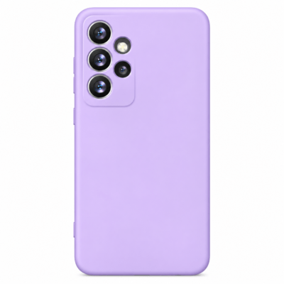 Funda de Silicona con Protección de Cámara – Antigolpes y Tacto Suave para Samsung Galaxy A52S - Morado