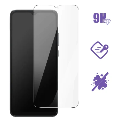 Cristal Templado Full Cover para Xiaomi Redmi 9A– Sin Bordes Negros, Alta Transparencia