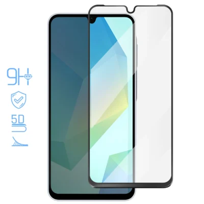 Protector de Pantalla de Cristal Templado Full Cover para Samsung Galaxy A24 – Borde Negro
