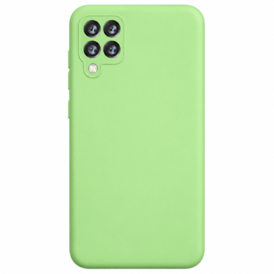 Funda de Silicona con Protección de Cámara – Antigolpes y Tacto Suave para Samsung Galaxy A12 - Verde