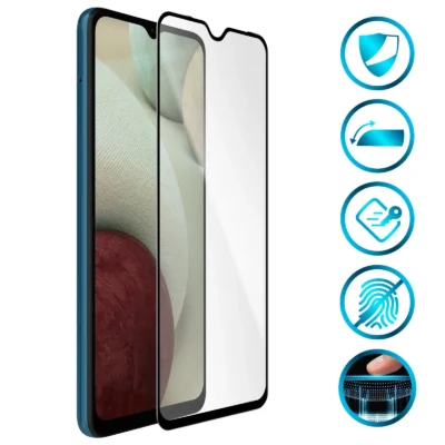 Protector de Pantalla de Cristal Templado Full Cover para Samsung Galaxy A04 – Borde Negro