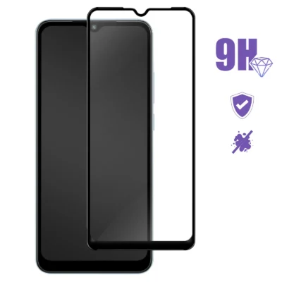 Protector de Pantalla de Cristal Templado Full Cover para Xiaomi Redmi A2 – Borde Negro
