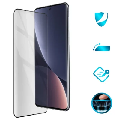 Protector de Pantalla de Cristal Templado Full Cover para Xiaomi 12 Lite – Borde Negro