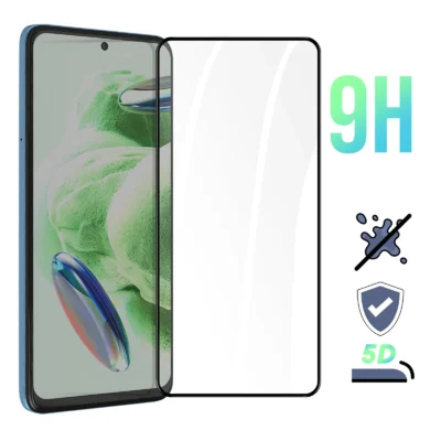 Protector de Pantalla de Cristal Templado Full Cover para Xiaomi Poco X3 – Borde Negro