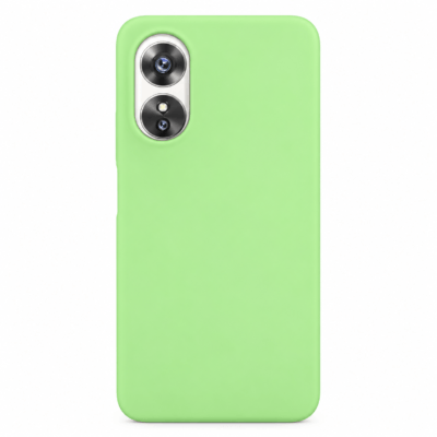 Funda de Silicona con Protección de Cámara – Antigolpes y Tacto Suave para Oppo A17/A17K - Verde