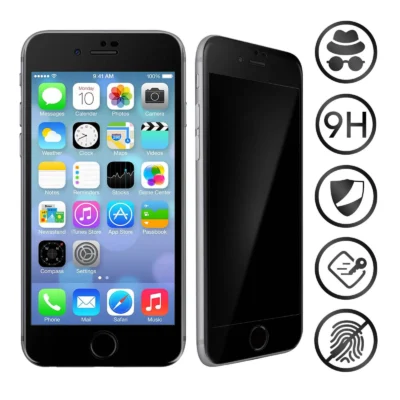 Protector de Pantalla de Privacidad para iPhone 7 – Cristal Templado Full Cover Antiespía
