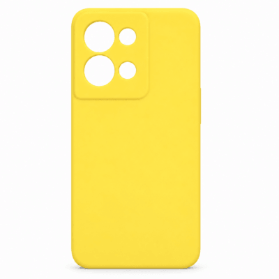Funda de Silicona con Protección de Cámara – Antigolpes y Tacto Suave para Oppo Reno 8 Pro - Amarillo