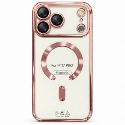 Funda Magnética MagSafe con Protección de Cámara para iPhone 17 Pro - Rosa