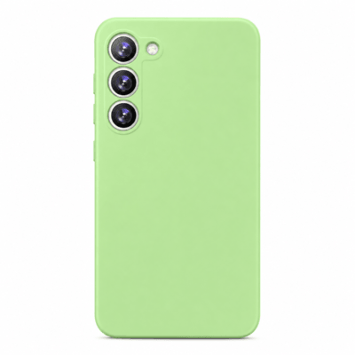Funda de Silicona con Protección de Cámara – Antigolpes y Tacto Suave para Samsung Galaxy S23 - Verde