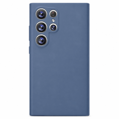 Funda de Silicona con Protección de Cámara – Antigolpes y Tacto Suave para Samsung Galaxy S22 Ultra - Azul