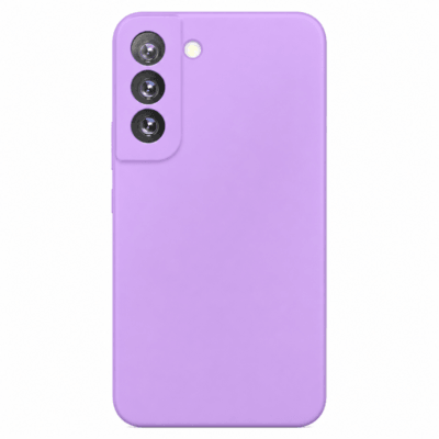 Funda de Silicona con Protección de Cámara – Antigolpes y Tacto Suave para Samsung Galaxy S21 - Morado