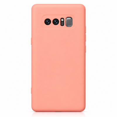 Funda de Silicona con Protección de Cámara – Antigolpes y Tacto Suave para Samsung Galaxy Note 8 - Rosa