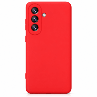 Funda de Silicona con Protección de Cámara – Antigolpes y Tacto Suave para Samsung Galaxy A56 - Rojo