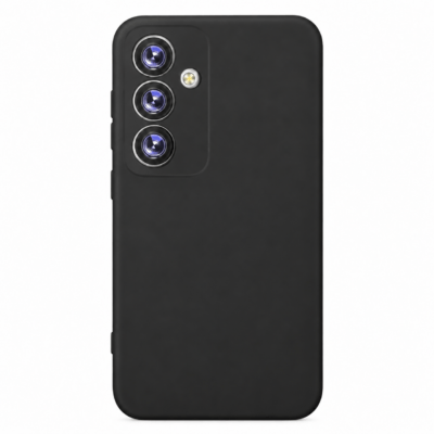 Funda de Silicona con Protección de Cámara – Antigolpes y Tacto Suave para Samsung Galaxy A55 - Negro