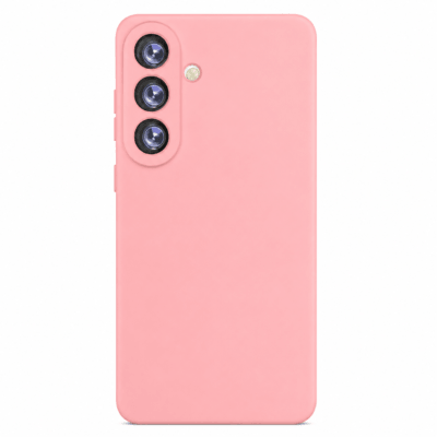 Funda de Silicona con Protección de Cámara – Antigolpes y Tacto Suave para Samsung Galaxy S25 - Rosa