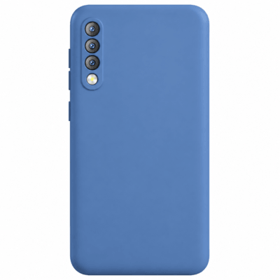 Funda de Silicona con Protección de Cámara – Antigolpes y Tacto Suave para Samsung Galaxy A50 - Azul
