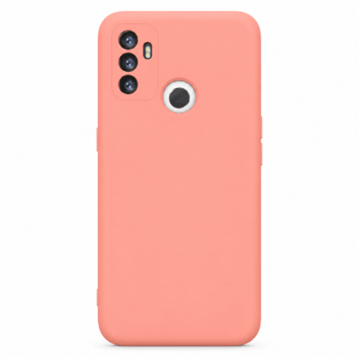 Funda de Silicona con Protección de Cámara – Antigolpes y Tacto Suave para Oppo A32/A53/A53S - Rosa