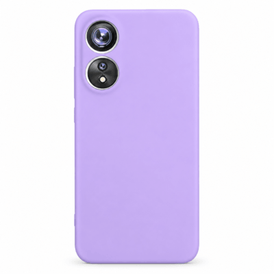 Funda de Silicona con Protección de Cámara – Antigolpes y Tacto Suave para Oppo A98 5G - Morado
