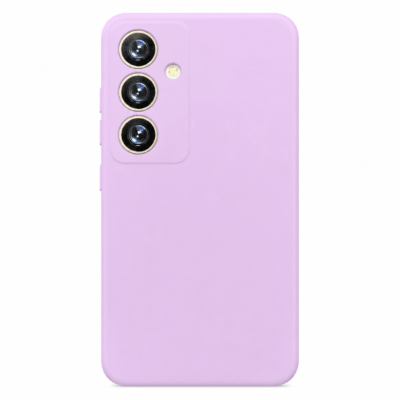 Funda de Silicona con Protección de Cámara – Antigolpes y Tacto Suave para Samsung Galaxy S24 - Morado