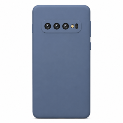 Funda de Silicona con Protección de Cámara – Antigolpes y Tacto Suave para Samsung Galaxy S10 Plus - Azul