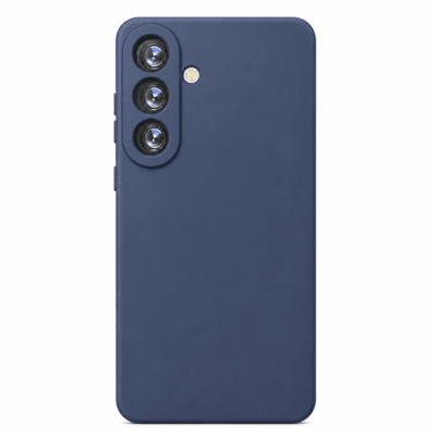 Funda de Silicona con Protección de Cámara – Antigolpes y Tacto Suave para Samsung Galaxy S25 - Azul