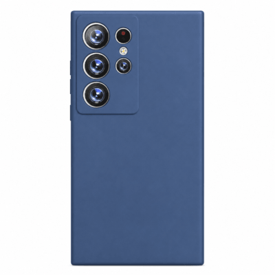 Funda de Silicona con Protección de Cámara – Antigolpes y Tacto Suave para Samsung Galaxy S24 Ultra - Azul