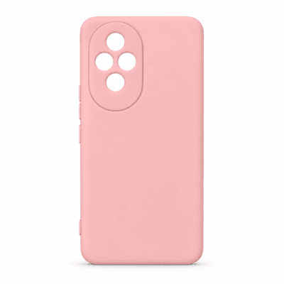 Funda de Silicona con Protección de Cámara – Antigolpes y Tacto Suave para Honor 200 - Rosa