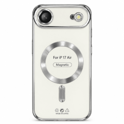 Funda Magnética MagSafe con Protección de Cámara para iPhone 17 Air - Plata