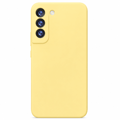 Funda de Silicona con Protección de Cámara – Antigolpes y Tacto Suave para Samsung Galaxy S21 - Amarillo