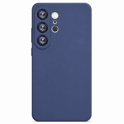 Funda de Silicona con Protección de Cámara – Antigolpes y Tacto Suave para Samsung Galaxy S25 Ultra - Azul