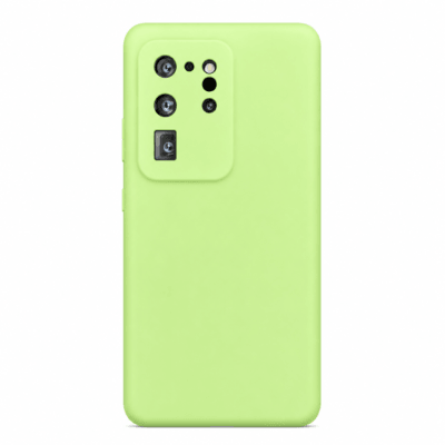 Funda de Silicona con Protección de Cámara – Antigolpes y Tacto Suave para Samsung Galaxy S20 Ultra - Verde