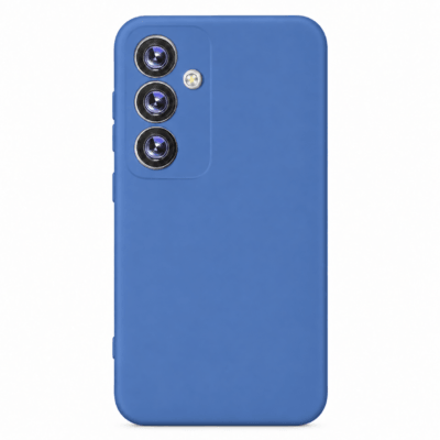 Funda de Silicona con Protección de Cámara – Antigolpes y Tacto Suave para Samsung Galaxy A55 - Azul